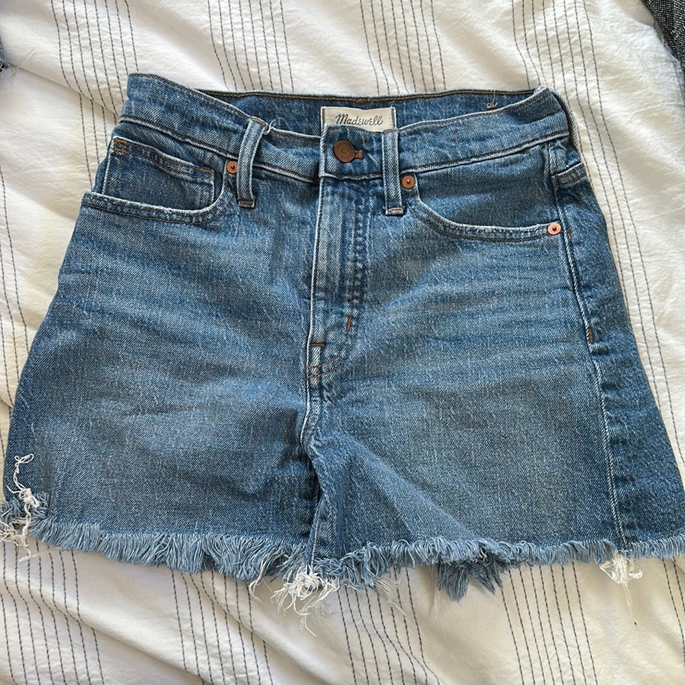 Madewell High-Rise Denim Shorts 25